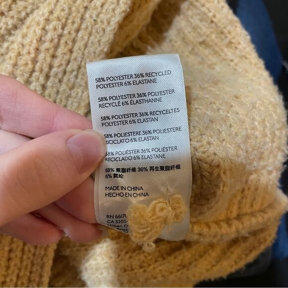 Anthropologie Pilcro Oversized Cowl Neck Chunky Super Soft Cozy Sweater Small - Picture 7 of 12